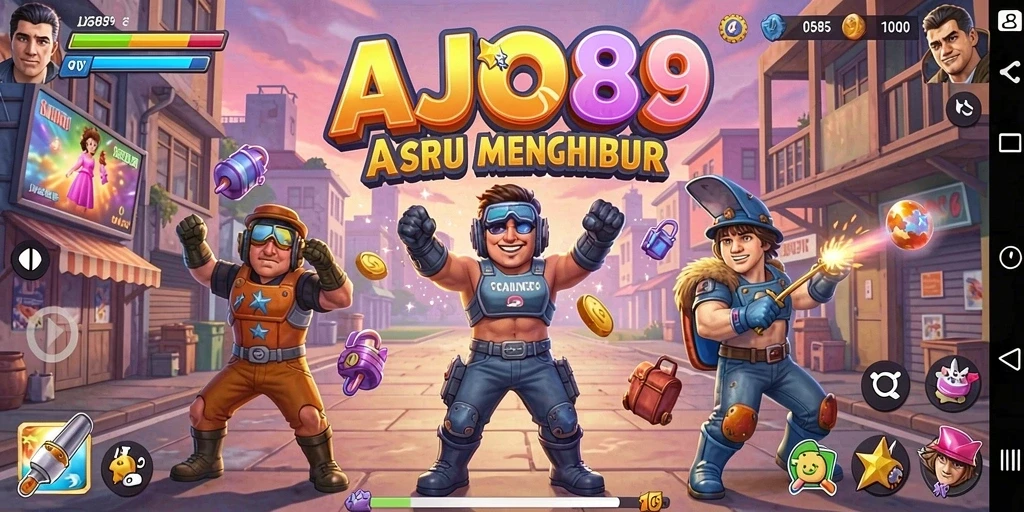 Tampilan gameplay seru AJO89 dengan berbagai tantangan menarik.