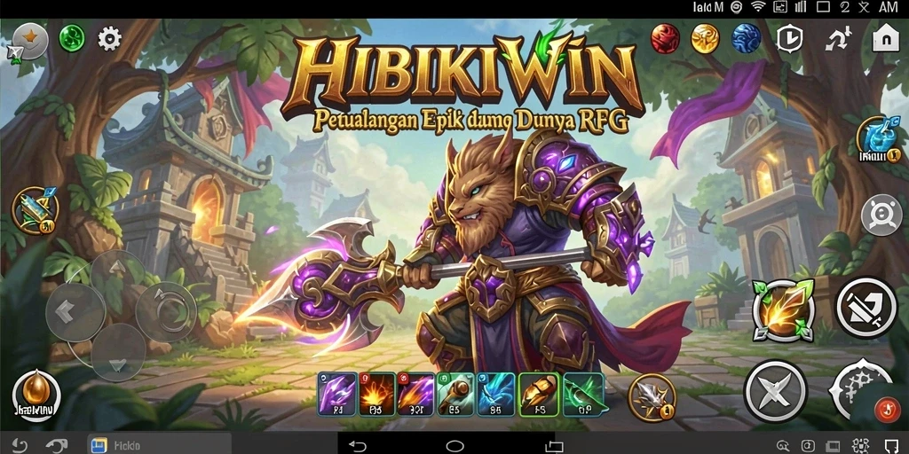 Tampilan gameplay seru di dunia RPG yang menawan.