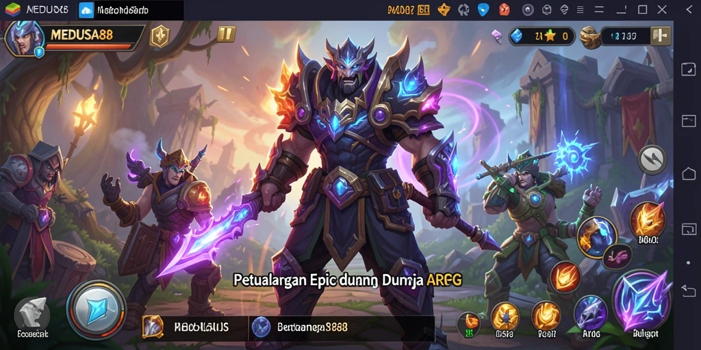 Gameplay menegangkan di MEDUSA88 dengan grafis yang memukau.
