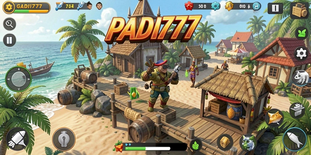 Tampilan menarik dari gameplay PADI777 dalam mengelola usaha.