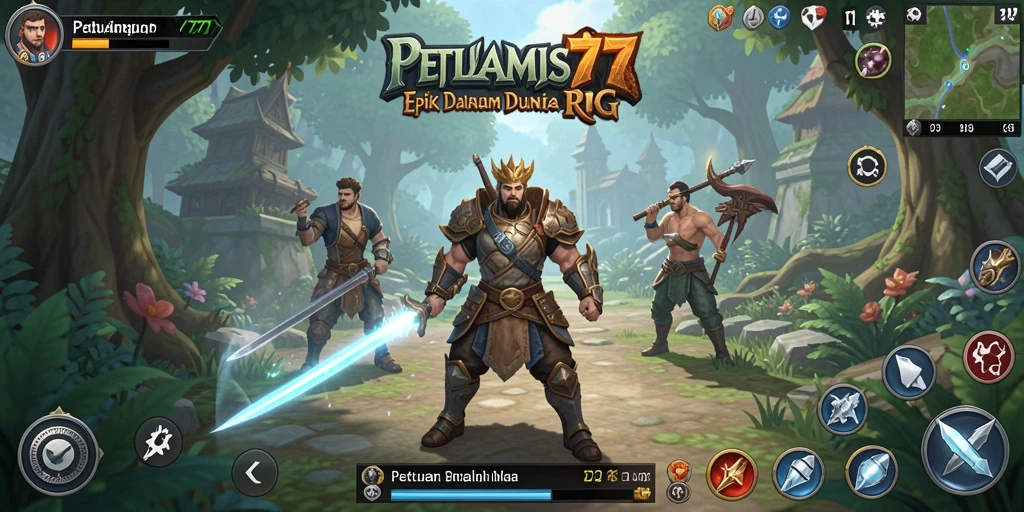 Tangkapan layar gameplay PELAMIS77 menunjukkan aksi pertarungan yang mendebarkan.