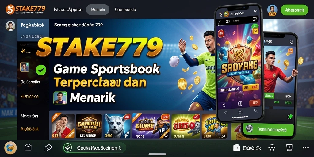 Tampilan gameplay taruhan Sportsbook di aplikasi STAKE779.