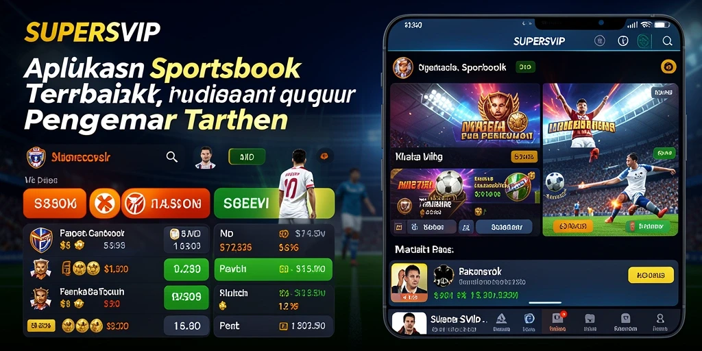 Tampilan gameplay menarik dari SUPERSVIP sebagai aplikasi Sportsbook.