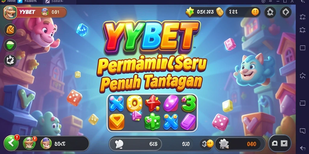 Tangkapan layar gameplay YYBET menampilkan objek berwarna-warni yang sedang dicocokkan.